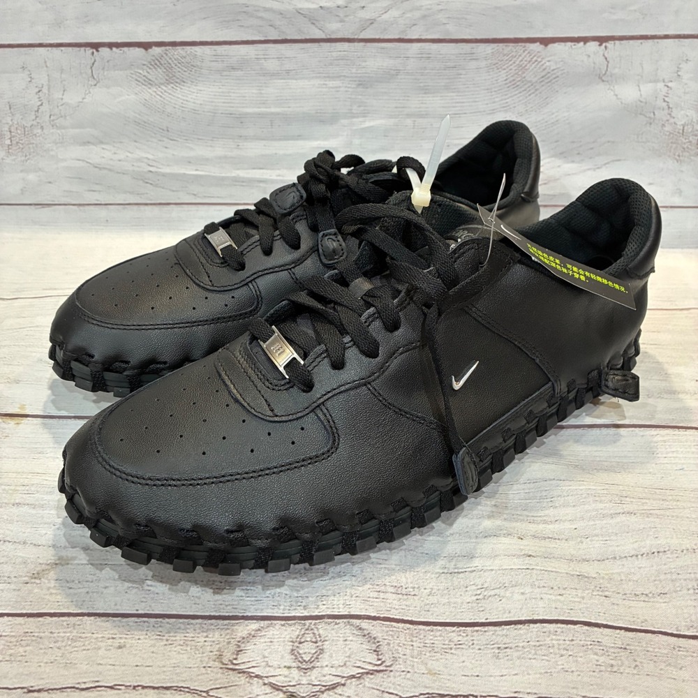 Nike x Jacquemus J Force 1 Low LX SP Mens 14.5 Black DR0424-001 Woven Sole